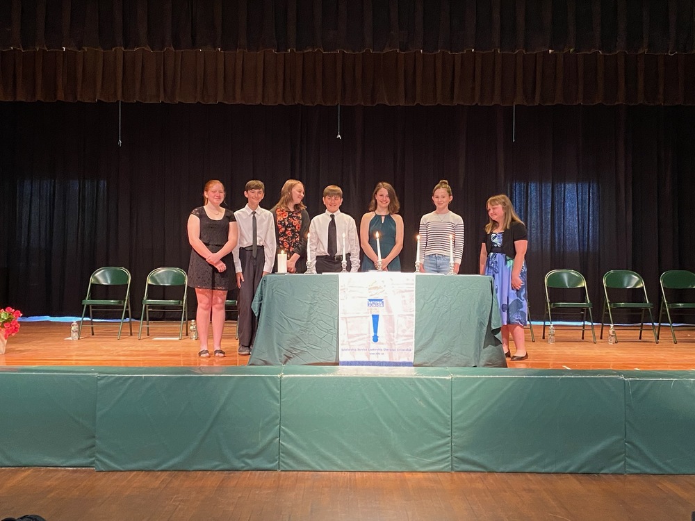 The Whitefield School 2022 National Junior Honor Society Inductees