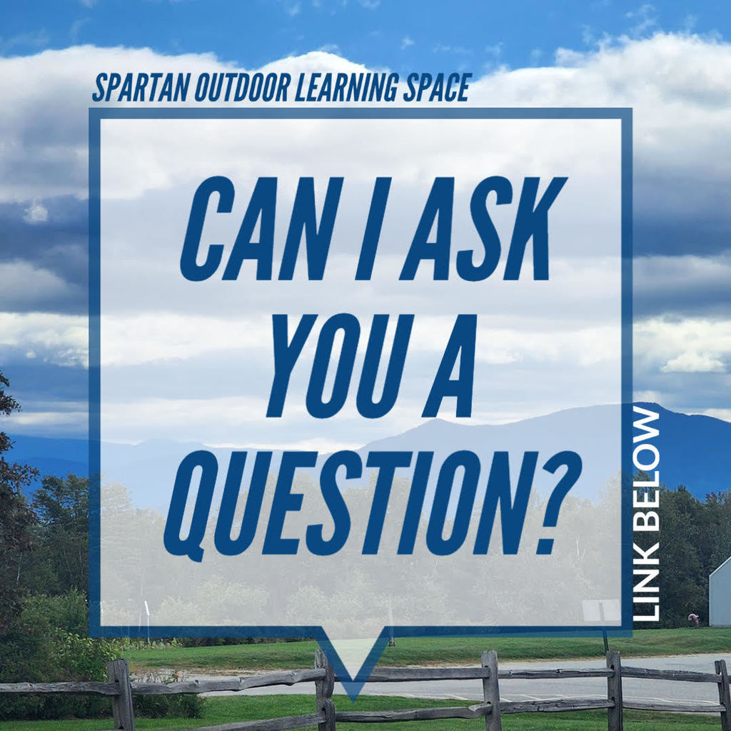 Spartan outdoor learning space - Can I ask you a question?