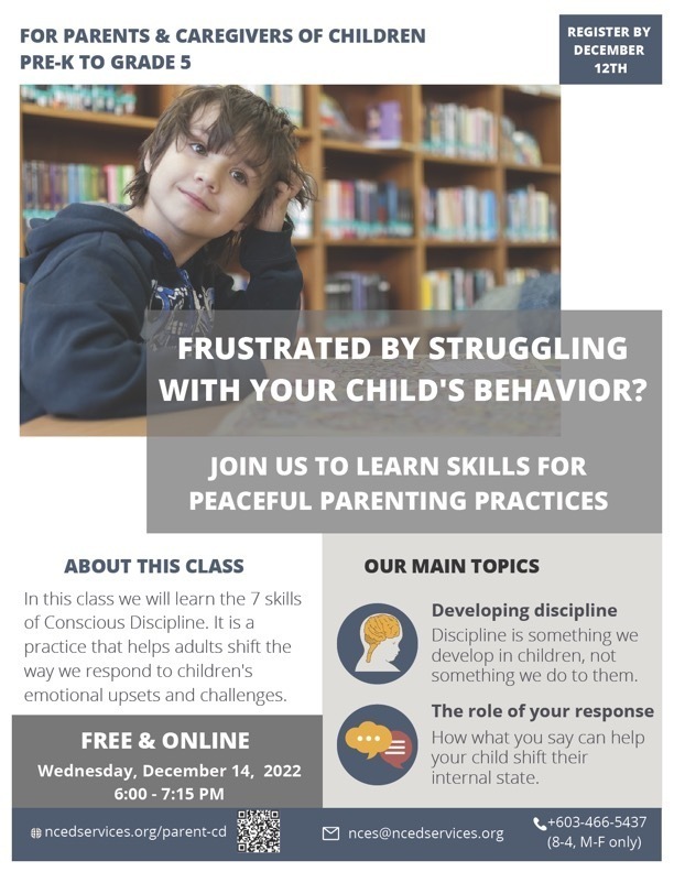 Brochure image for Peaceful Parenting Skills Workshop page 1
