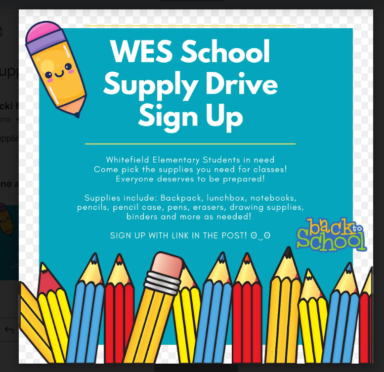 sign up for supplies